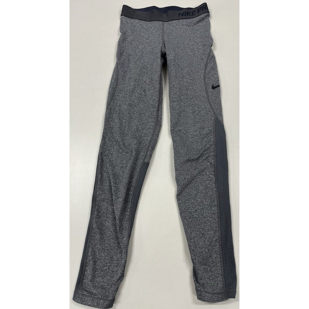 Women's Nike Pro Leggings Gray Size XS Activewear